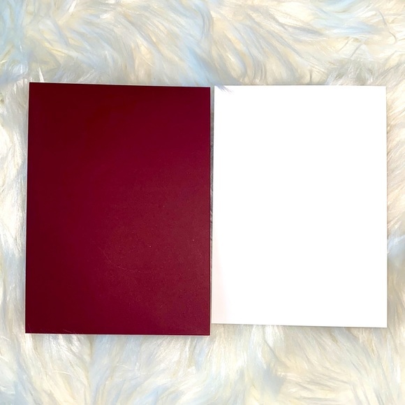 Set of Five Elegant Cardinal Greeting Cards Postcard Style & Luxury Envelopes - Picture 6 of 7